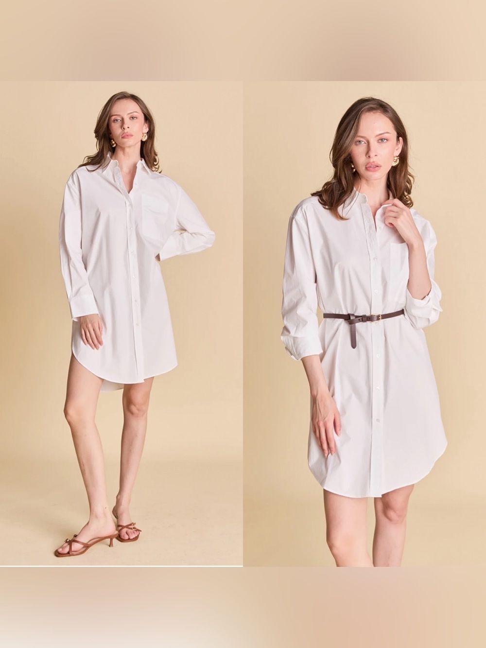 NWT English Factory Classic Collared Shirt Dress